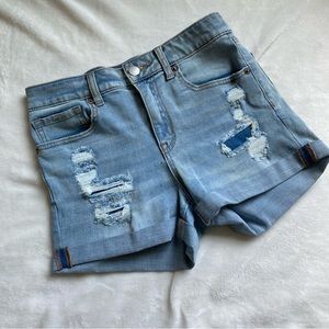 Aeropostale High Rise Jean shorts.